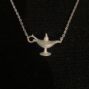 925 Sterling Silver Magic Lamp Necklace